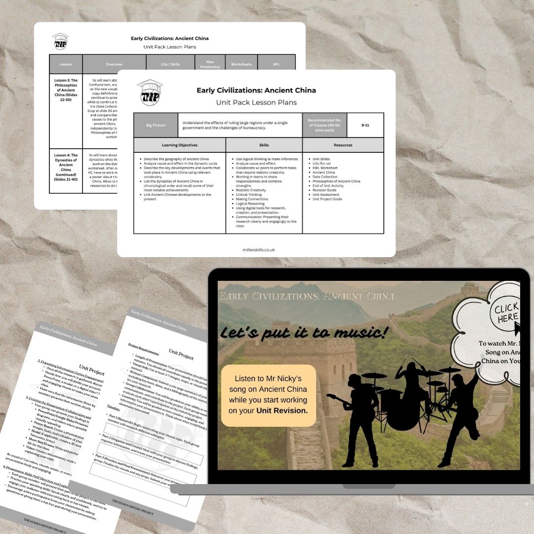 Unit Pack: Ancient China (UK Spelling & Usage)