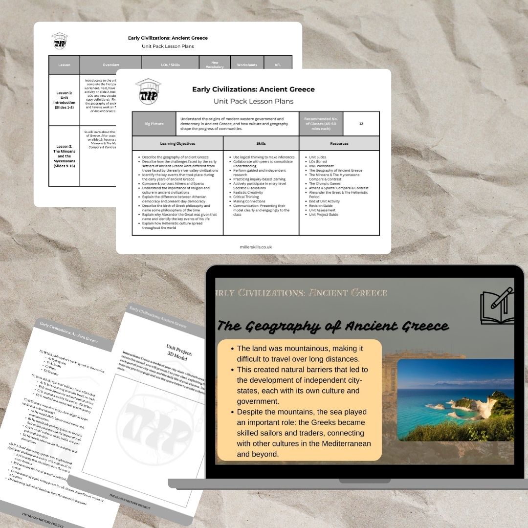 Unit Pack: Ancient Greece (US Spelling & Usage)