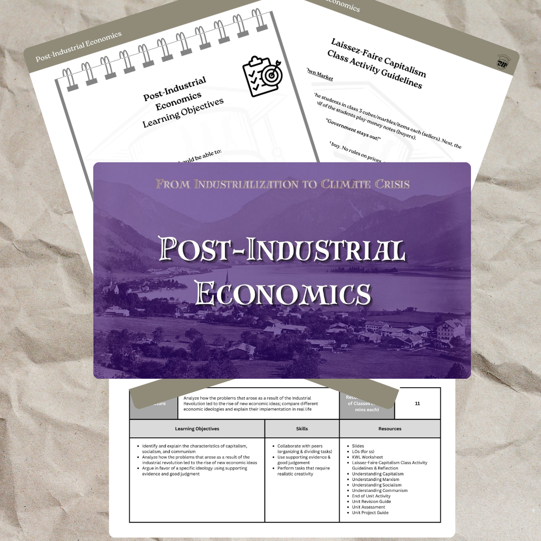 Unit Pack: Post-Industrial Economics