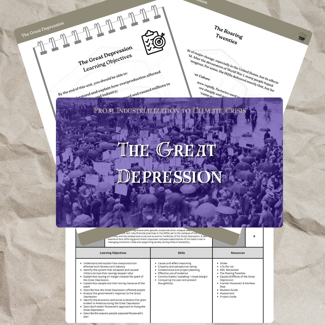 Unit Pack: The Great Depression (UK Spelling & Usage)