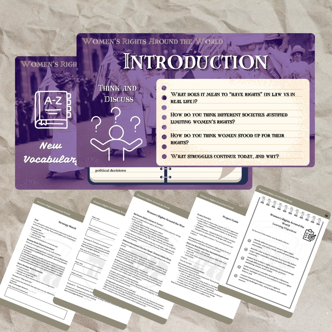 Mini Unit: Women's Rights Around the World