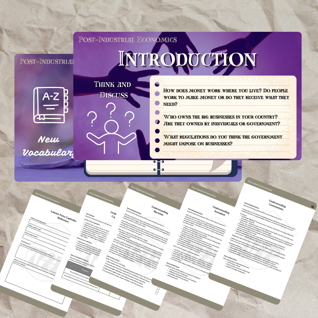 Unit Pack: Post-Industrial Economics