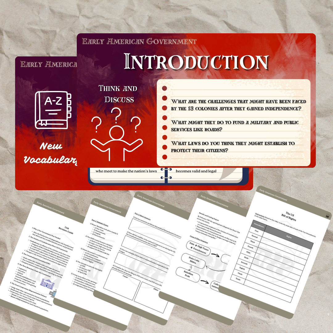 Unit Pack: Early American Government